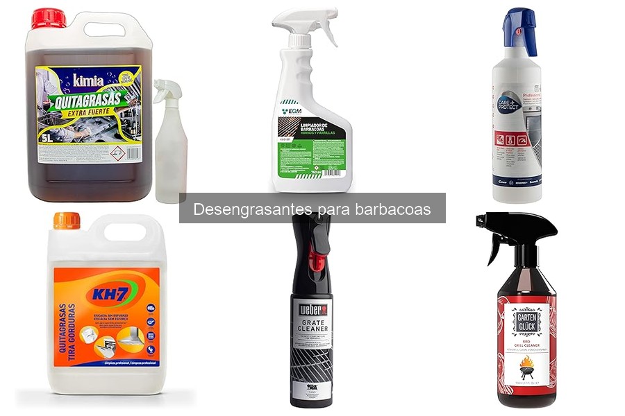 Desengrasantes seguros para barbacoas sin dañar superficies