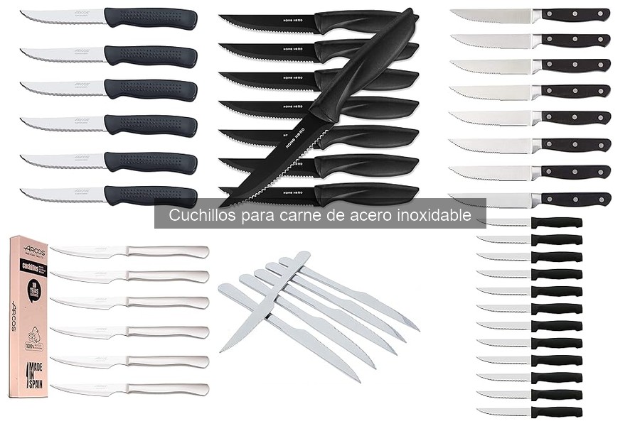 Dónde comprar cuchillos para carne de acero inoxidable