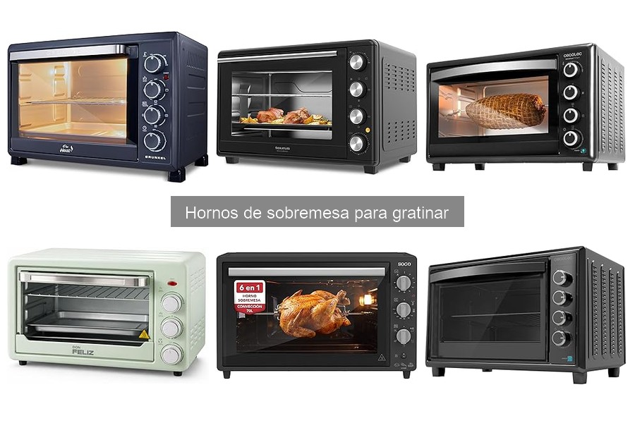 Dónde comprar horno de sobremesa para gratinar al mejor precio