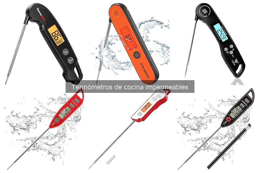 Dónde comprar termómetros de cocina impermeables