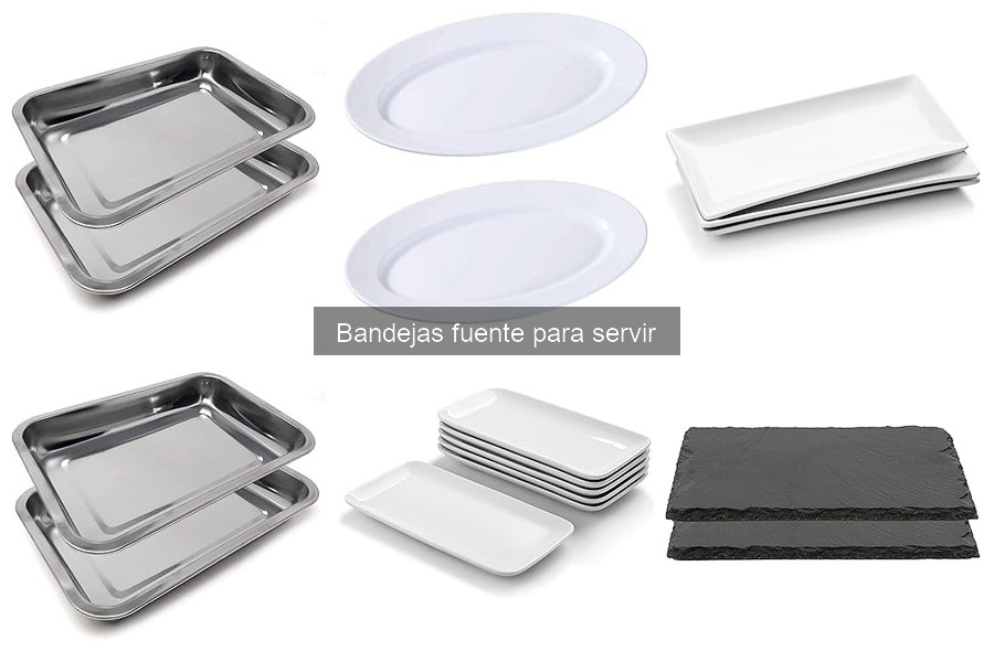Errores comunes al elegir bandejas fuente para servir