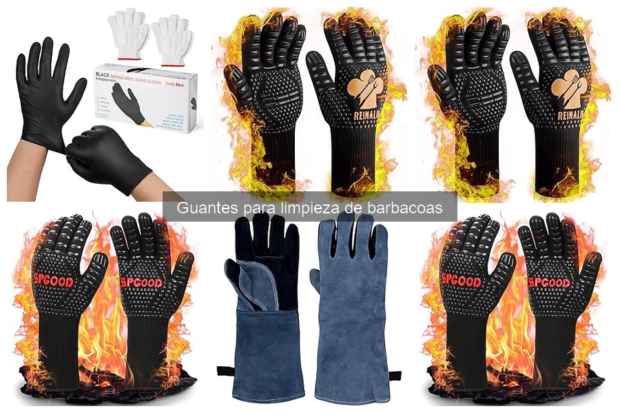 Errores comunes al usar guantes para limpieza de barbacoas