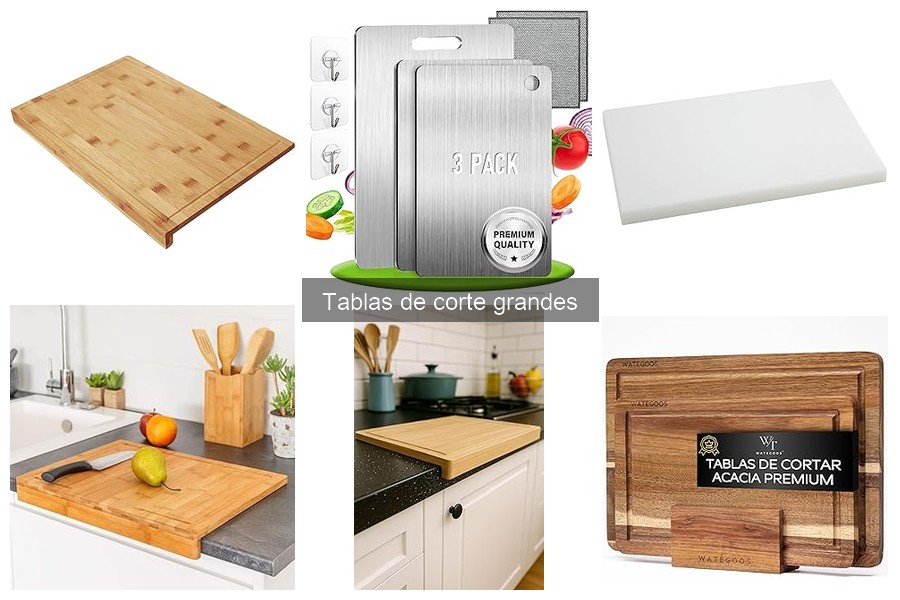 Errores comunes al usar tablas de corte grandes en la cocina
