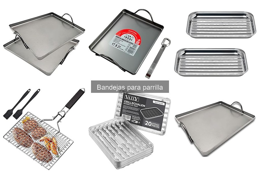 Evita que la comida se pegue en bandejas para parrilla