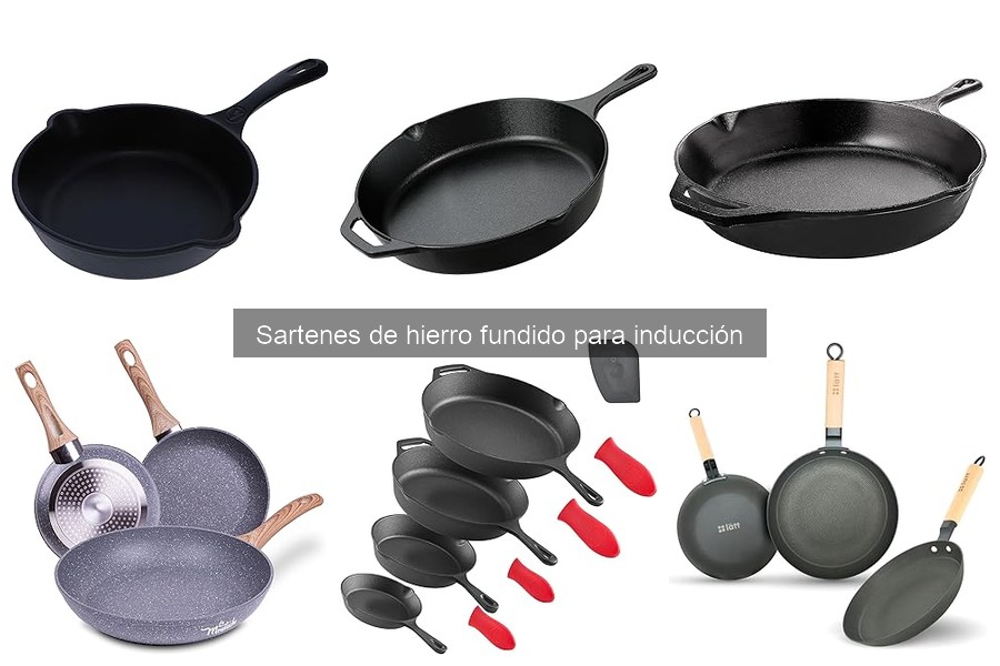 Guía de compra de sartenes de hierro fundido para inducción