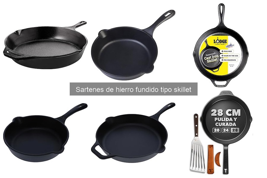 Guía de compra de sartenes de hierro fundido tipo skillet