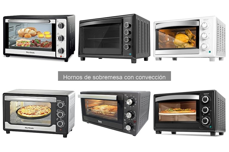 Guía para elegir el mejor horno de sobremesa con convección