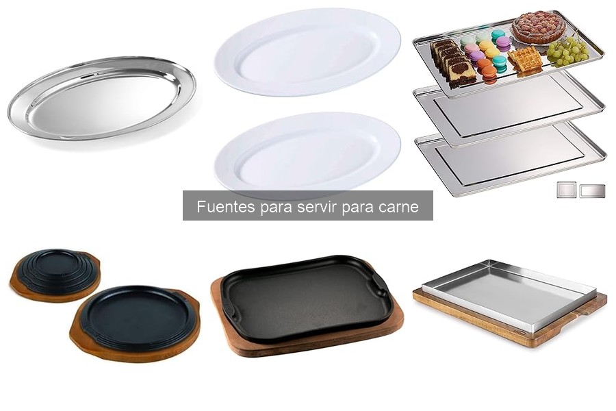 Ideas creativas para presentar carne en fuentes elegantes