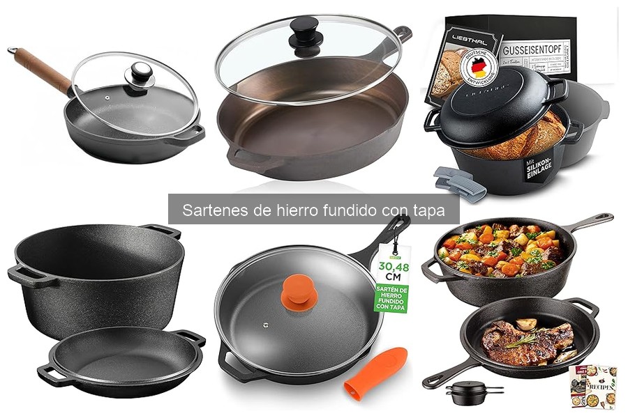 ¡Descubre las Sartenes de Hierro Fundido con Tapa!