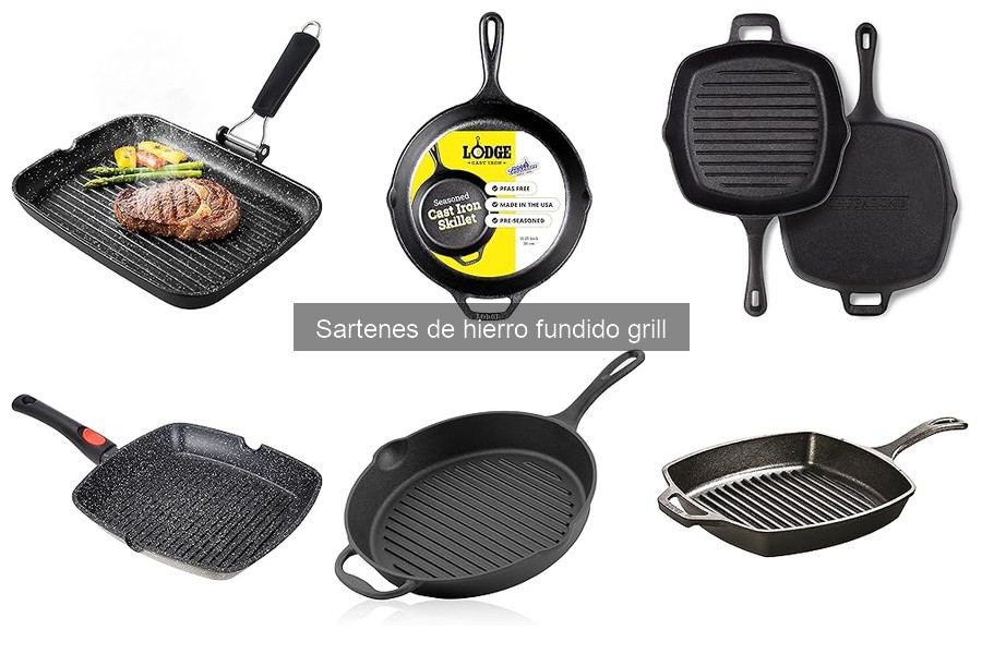 Las mejores sartenes de hierro fundido grill para asados