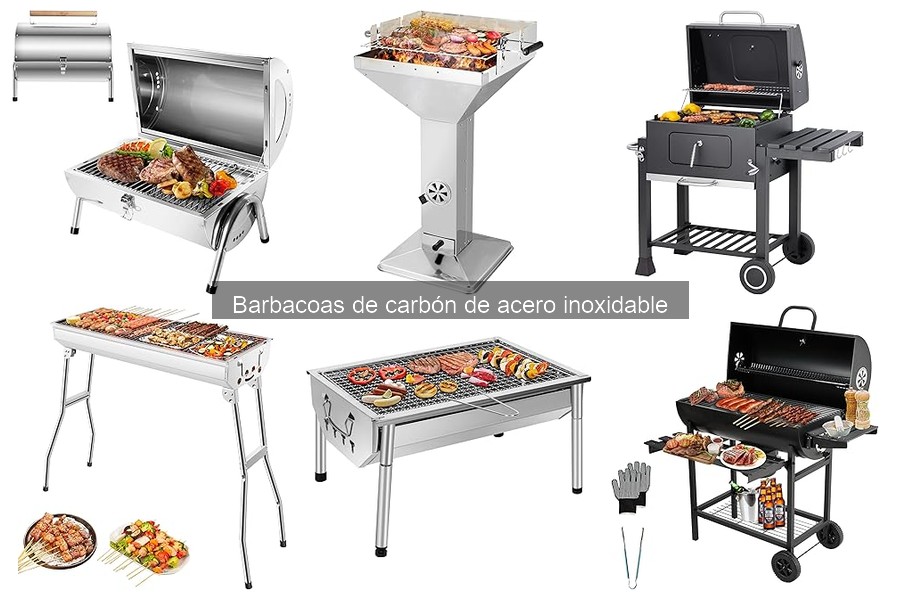 Mantenimiento de barbacoas de carbón de acero inoxidable