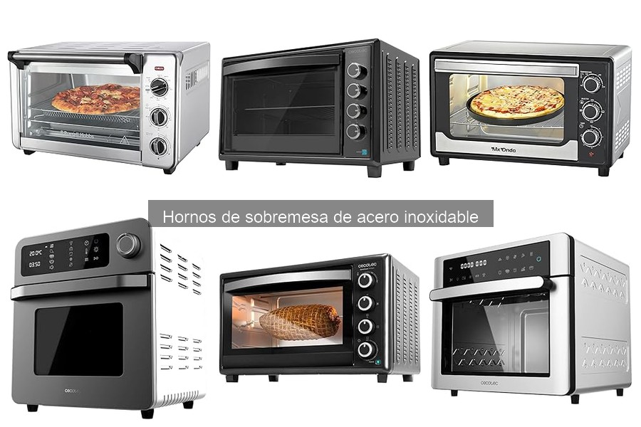Mantenimiento y limpieza de hornos de sobremesa de acero inoxidable