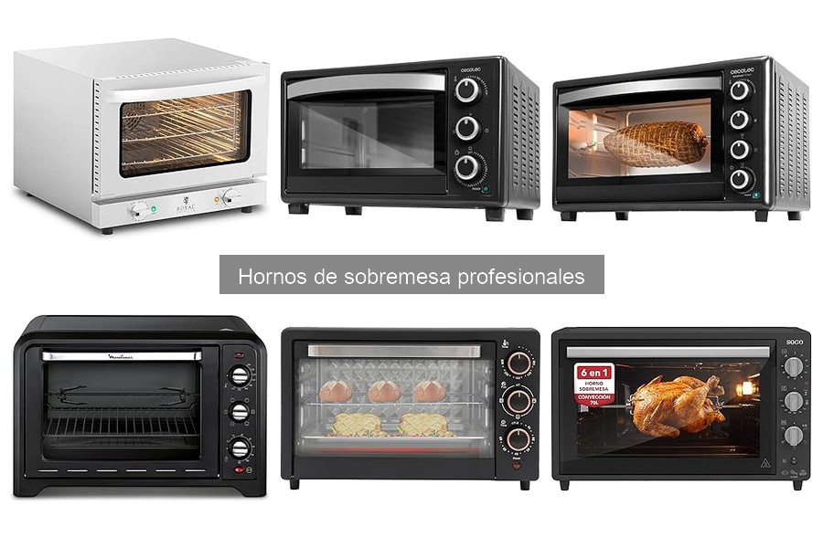 Mantenimiento y limpieza de hornos de sobremesa profesionales