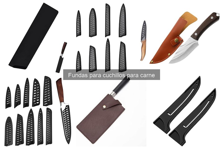 Materiales comunes en fundas para cuchillos de carne