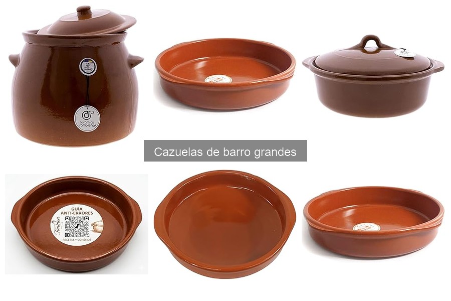 Mejores cazuelas de barro grandes: comparativa 2023