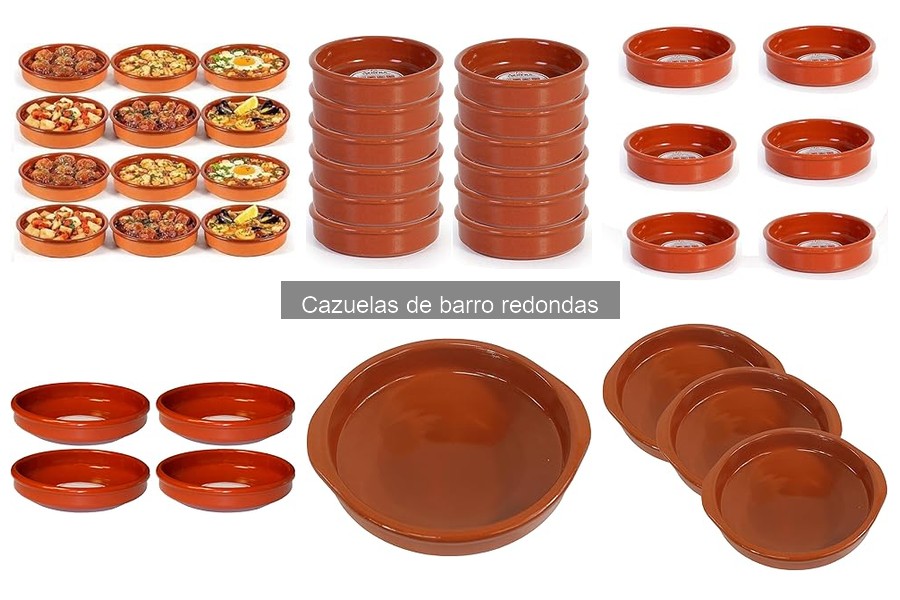 Mejores cazuelas de barro redondas para [plato específico]