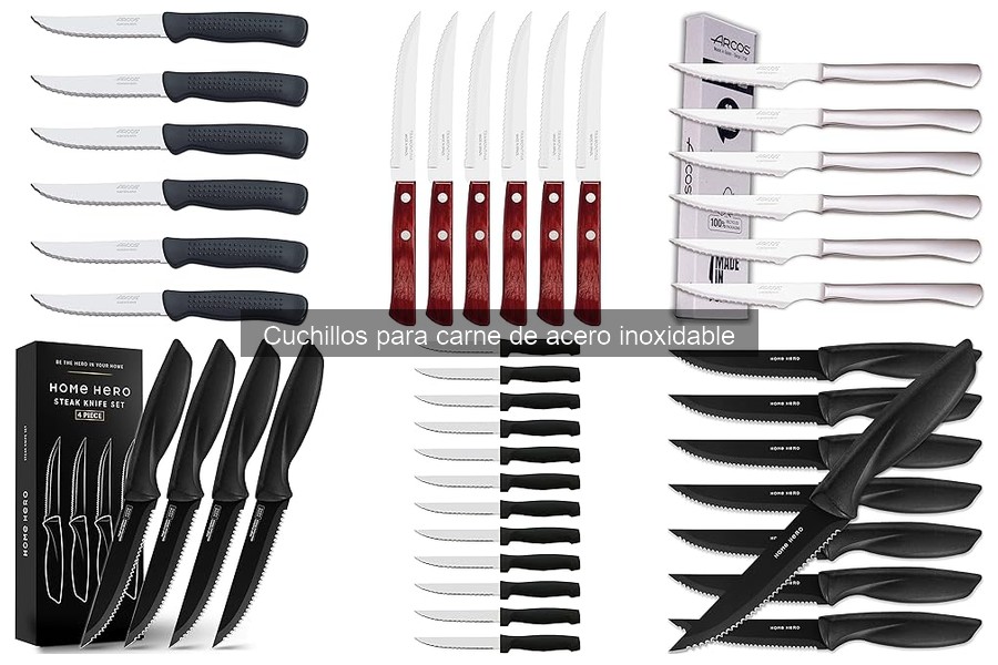 Mejores cuchillos para carne de acero inoxidable para casa