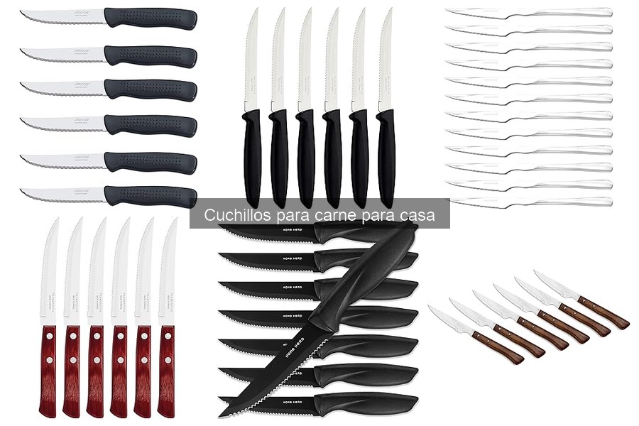 ** Mejores cuchillos para carne según opiniones de usuarios