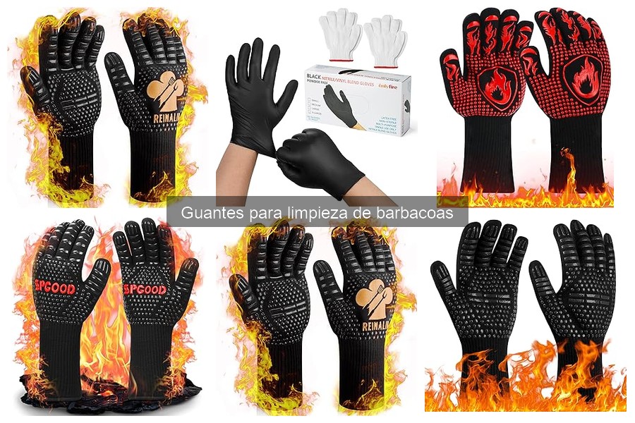 Mejores guantes para limpieza de barbacoas: comparativa detallada