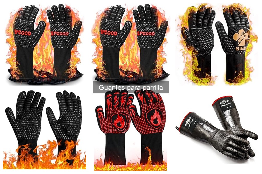 Mejores guantes para parrilla según tipo de cocción