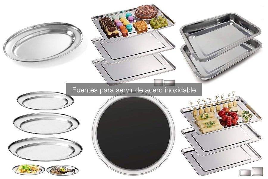 Mejores Marcas de Fuentes de Acero Inoxidable para Servir