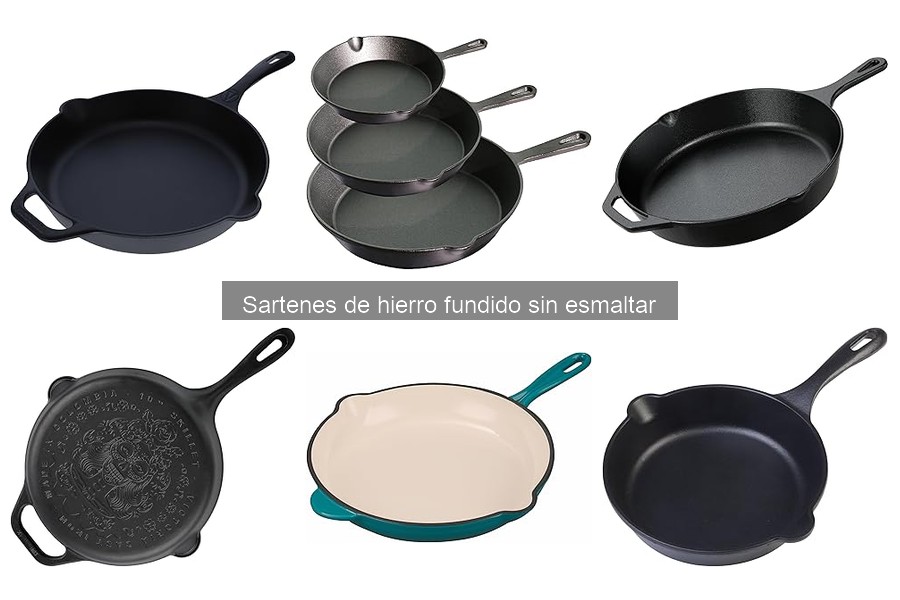 Mejores marcas de sartenes de hierro fundido sin esmaltar