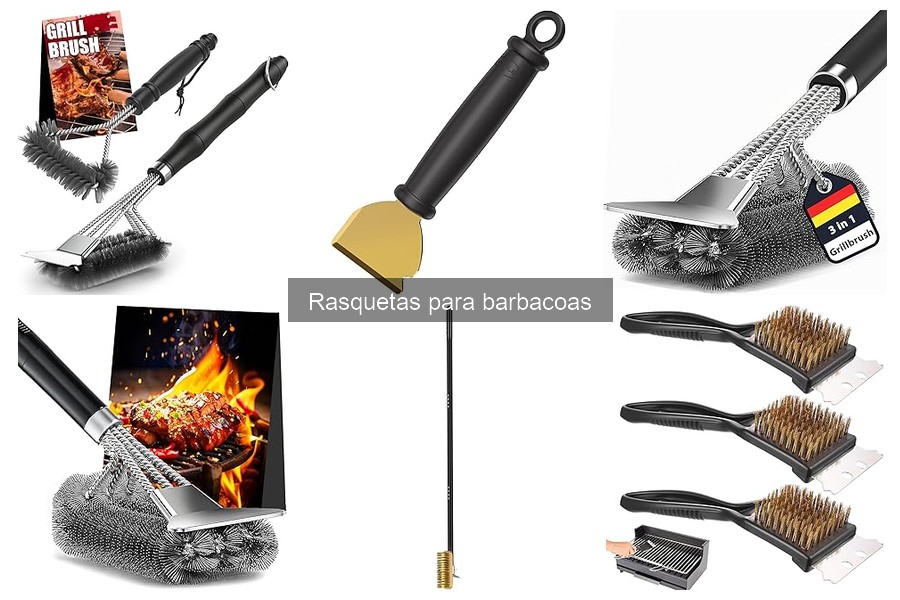 Mejores rasquetas para barbacoas en 2023: comparativa y precios