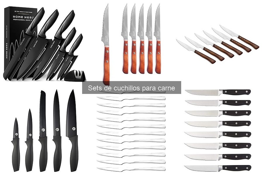 Mejores sets de cuchillos para carne en Amazon: Selección 2023