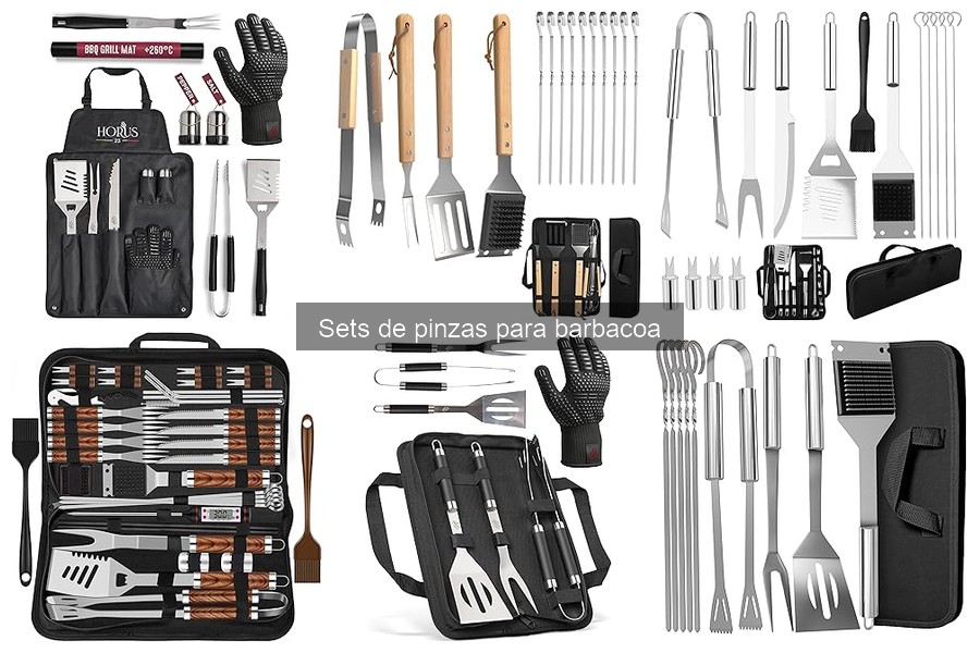 Mejores sets de pinzas para barbacoa en 2023 comparativa