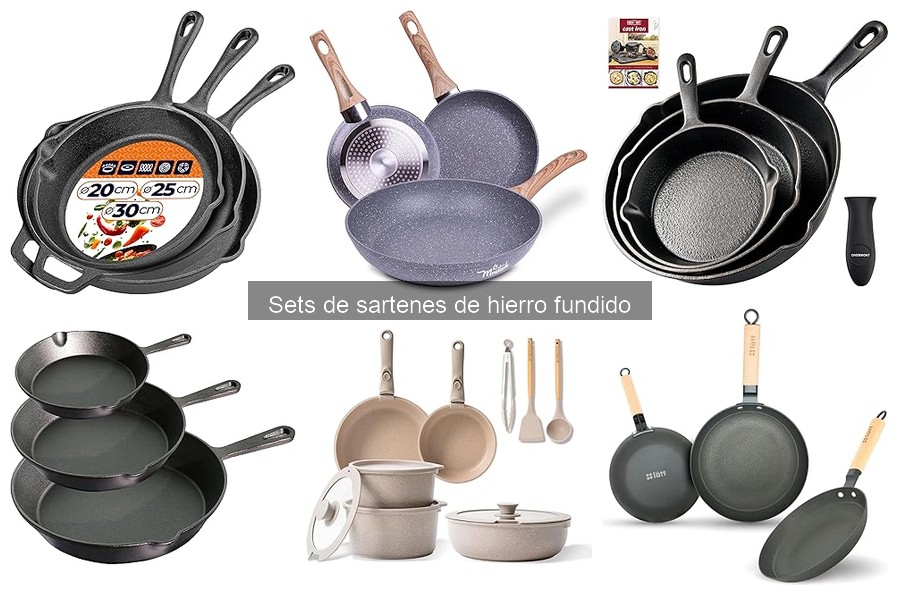Mejores sets de sartenes de hierro fundido para principiantes