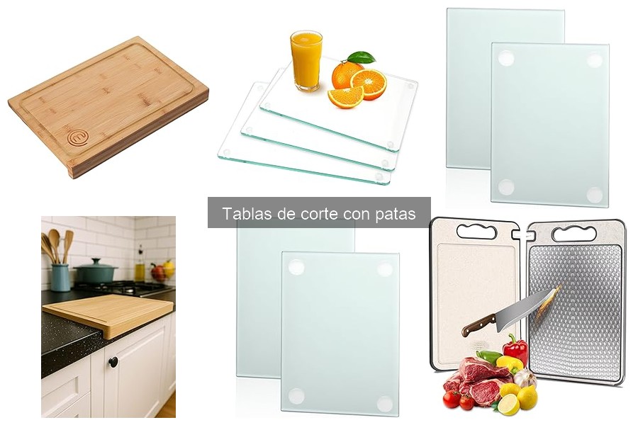 Mejores tablas de corte con patas para cocinas pequeñas