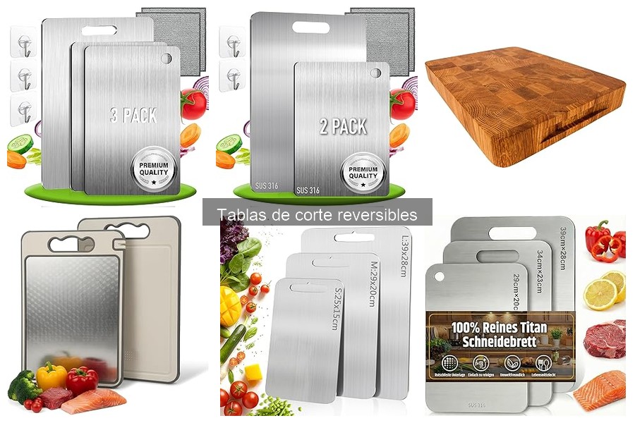Mejores tablas de corte reversibles para cocina rústica