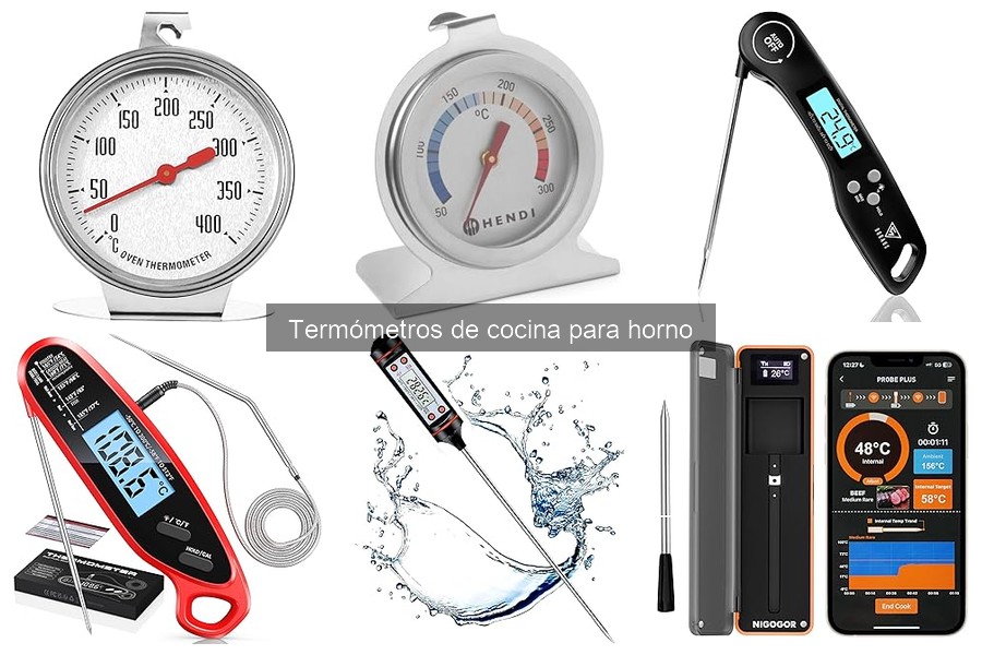 Mejores termómetros de cocina para horno en 2023
