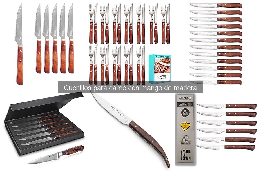 Mitos sobre cuchillos para carne con mango de madera