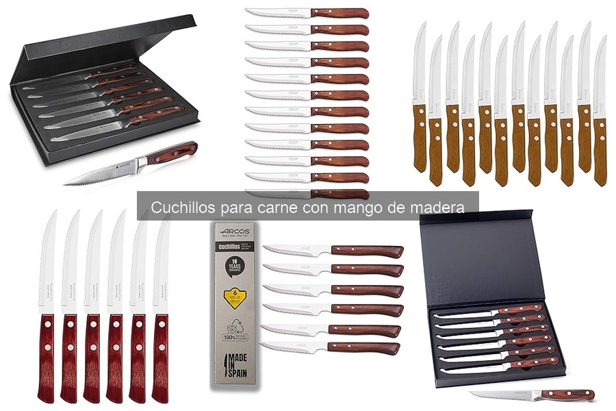 Opiniones de cuchillos para carne con mango de madera