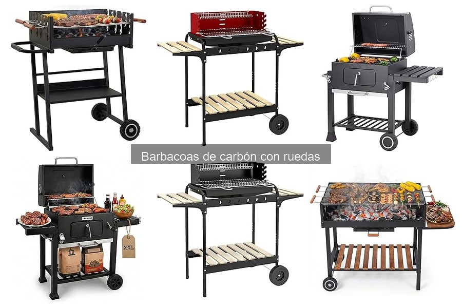 Opiniones de usuarios sobre barbacoas de carbón con ruedas