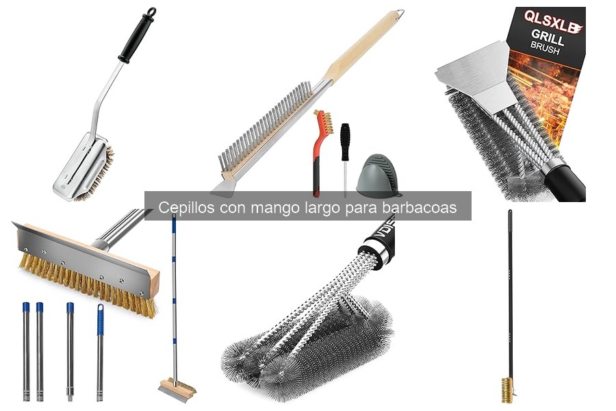 ¿Qué es un cepillo con mango largo para barbacoas?