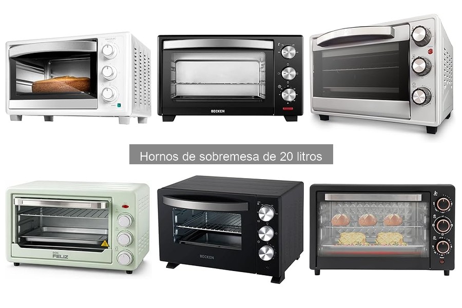 ¿Qué es un horno de sobremesa de 20 litros? | Usos y Beneficios