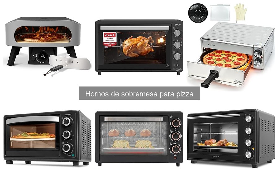 ¿Qué es un horno de sobremesa para pizza? Características y Más