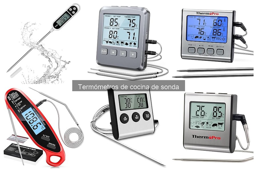¿Qué es un termómetro de cocina de sonda? Guía breve