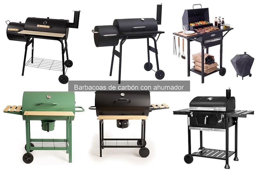 ¿Qué es una barbacoa de carbón con ahumador?