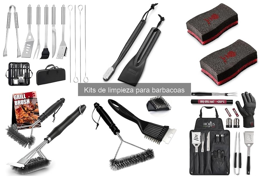 ¿Qué incluye un kit de limpieza para barbacoas?