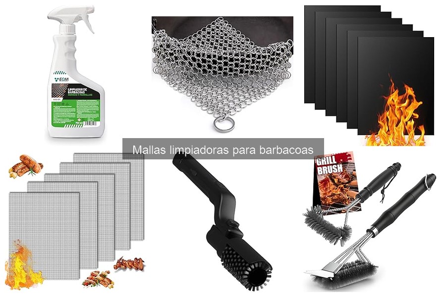 ¿Qué son las mallas limpiadoras para barbacoas?