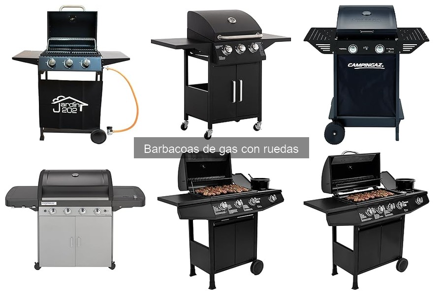 Recetas deliciosas para barbacoa de gas con ruedas