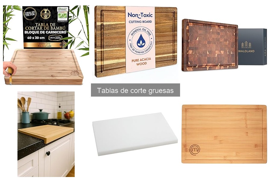 Recetas Deliciosas que Aprovechan Tablas de Corte Gruesas