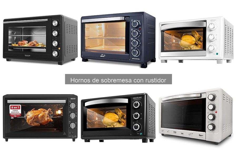 Recetas fáciles para horno de sobremesa con rustidor