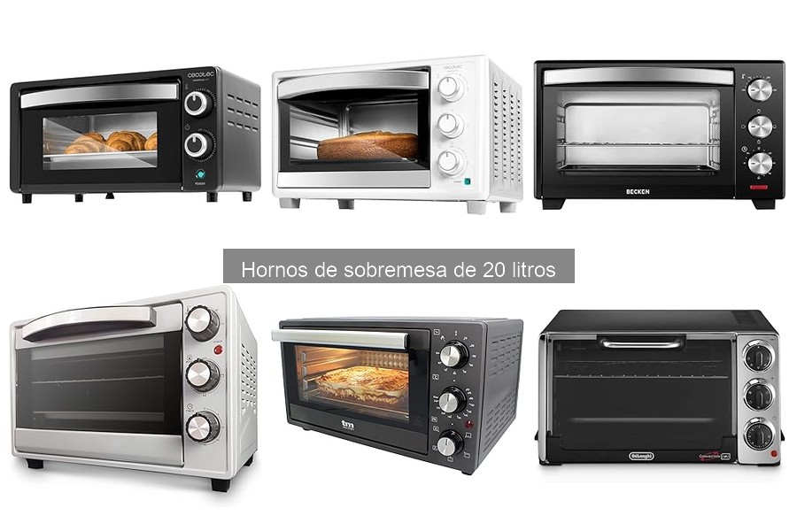 Recetas fáciles para horno de sobremesa de 20 litros