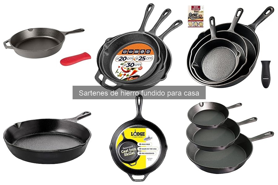 Sartenes de hierro fundido vs. acero inoxidable: Comparativa
