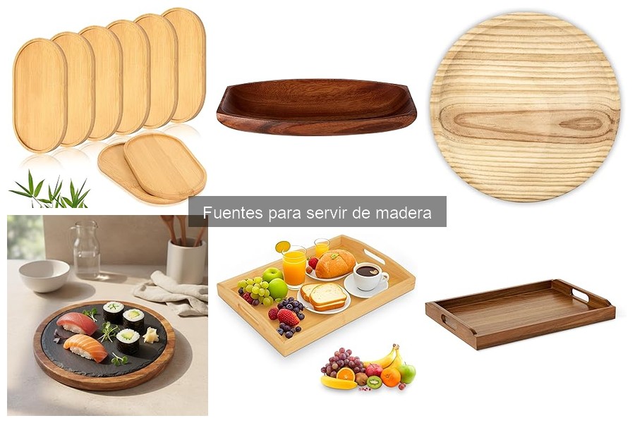 ¿Se pueden lavar fuentes de madera en el lavavajillas?
