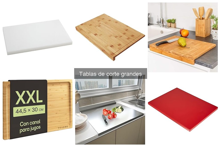 Tablas de Corte Grandes: ¿Son Amigables con los Cuchillos?